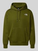 Hoodie met labelstitching