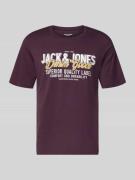 T-shirt met labelprint