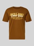 T-shirt met labelprint