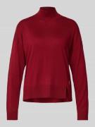 Gebreide pullover met opstaande kraag