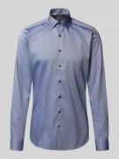 Slim fit zakelijk overhemd met extra lange mouwen