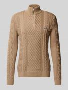 Regular fit gebreide pullover van zuiver katoen