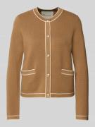 Gebreide cardigan met steekzakken