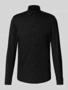 Super slim zakelijk overhemd met kentkraag