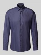 Slim fit zakelijk overhemd met kentkraag