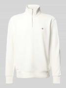 Sweatshirt met opstaande kraag