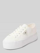 Plateausneakers met logo-applicatie, model 'Joezi'