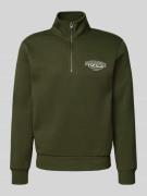 Sweatshirt met opstaande kraag, model 'AKOTO'