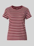 T-shirt met labelpatch, model 'TRUDY'