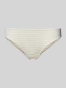 Slip met semi-transparant streepmotief