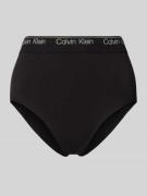 High waist slip met label in band