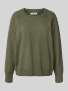 Regular fit gebreide pullover van katoenmix