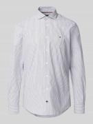 Slim fit zakelijk overhemd van katoenmix