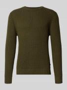 Gebreide pullover met ronde hals, model 'triton'
