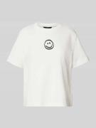 Loose fit T-shirt van puur katoen, model 'SARA METTE'