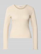 Slim fit shirt met lange mouwen van puur katoen, model 'CARLOTTA'