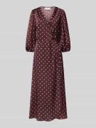 Wikkeljurk met V-hals, model 'Malinga'