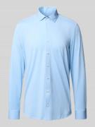 Slim fit zakelijk overhemd met kentkraag