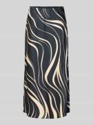 Regular fit midirok van viscosemix