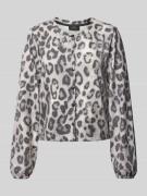 Cardigan met ronde hals en knoopsluiting