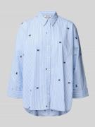 Loose fit overhemdblouse van puur katoen, model 'ZEIDI GRACE'