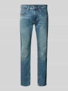 Straight fit jeans van katoenmix, model 'CASH'