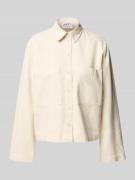 Overhemdblouse met knoopsluiting