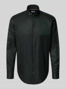 Regular fit zakelijk overhemd met knoopsluiting