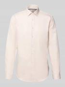 Slim fit zakelijk overhemd met knoopsluiting