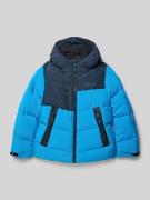 Regular fit gewatteerd jack met logoprint