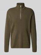 Gebreide pullover met schipperskraag