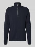 Gebreide pullover met schipperskraag