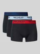 Boxershort met elastische band met logo in een set van 3 stuks