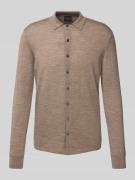 Wollen jack met kentkraag