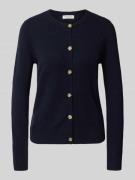 Regular fit cardigan van zuivere wol