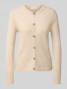 Regular fit cardigan van zuivere wol