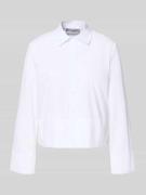 Regular fit overhemdblouse met wijde mouwen