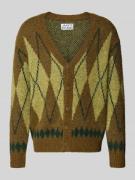 Gebreid jack met V-hals