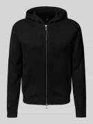 Gebreid jack met capuchon