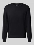 Gebreide pullover met ronde hals