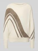 Relaxed fit gebreide pullover met alpaca, model 'KAMARA'