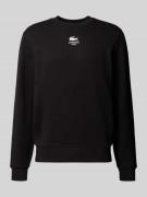 Regular fit sweatshirt van puur katoen