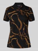 Slim fit poloshirt met labelstitching