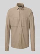 Relaxed fit vrijetijdsoverhemd van puur katoen