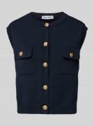 Mouwloos vest met borstzakken