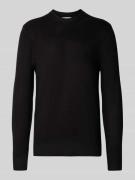 Regular fit gebreide pullover met ronde hals, model 'Heine'