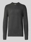 Regular fit gebreide pullover met ronde hals, model 'Heine'