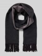 Sjaal met viscose en koordjes