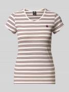 T-shirt met labelstitching