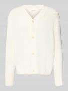 Regular fit gebreid jack van puur katoen, model 'DERECK'